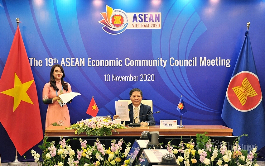 ASEAN cam kết chung tay xử lý các biện pháp phi thuế quan ứng phó với đại dịch Covid-19 ASEAN cam kết chung tay xử lý các biện pháp phi thuế quan ứng phó với đại dịch Covid 19