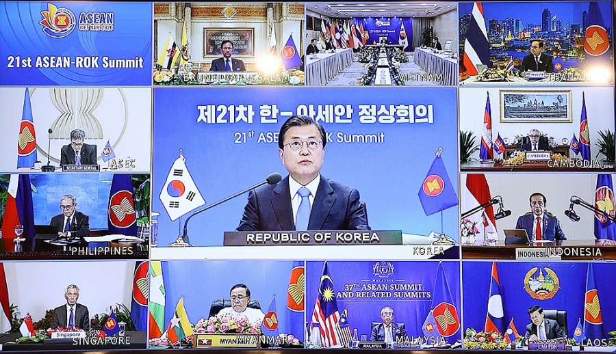 Hàn Quốc đẩy mạnh chính sách hướng Nam mới, ưu tiên tăng cường hợp tác ASEAN Hàn Quốc đẩy mạnh chính sách hướng Nam mới, ưu tiên tăng cường hợp tác ASEAN