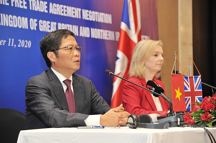 Chính thức kết thúc đàm phán Hiệp định Thương mại tự do Việt Nam- Vương quốc Anh Chính thức kết thúc đàm phán Hiệp định Thương mại tự do Việt Nam  Vương quốc Anh