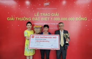 Smart Shopping trao giải thưởng đặc biệt 1 tỷ đồng cho khách hàng thắng cuộc