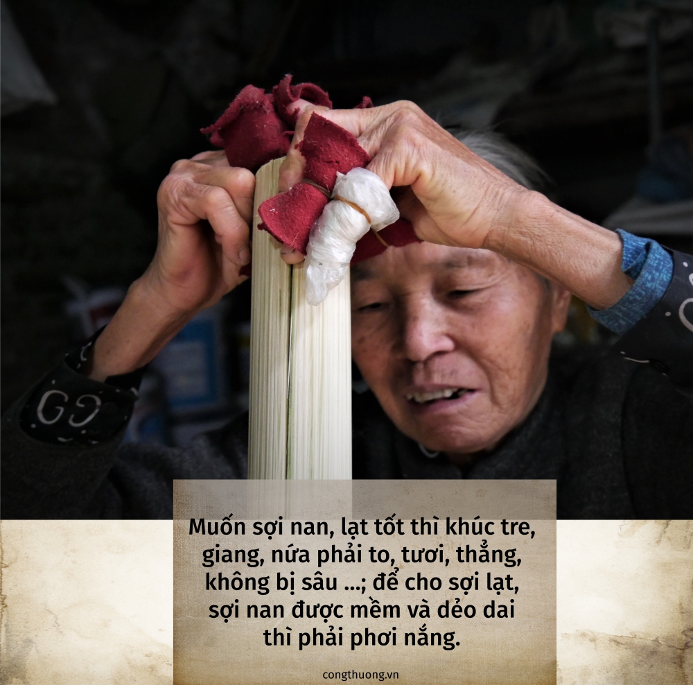 Lê Xá – níu giữ nghề giang, nứa trăm năm…