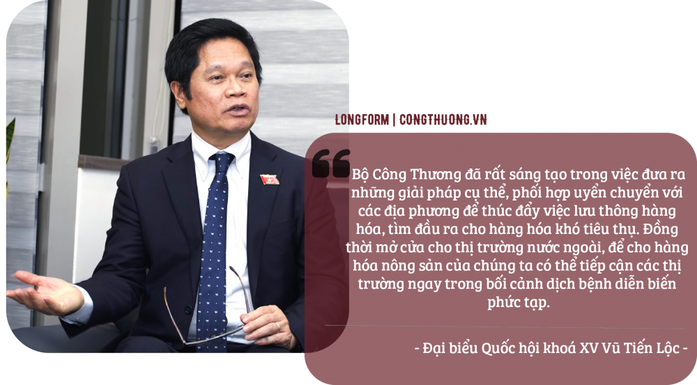 Bộ Công Thương rất sáng tạo, trách nhiệm trong việc thúc đẩy sản xuất, lưu thông và tiêu thụ hàng hoá Bộ Công Thương rất sáng tạo, trách nhiệm trong việc thúc đẩy sản xuất, lưu thông và tiêu thụ hàng hoá