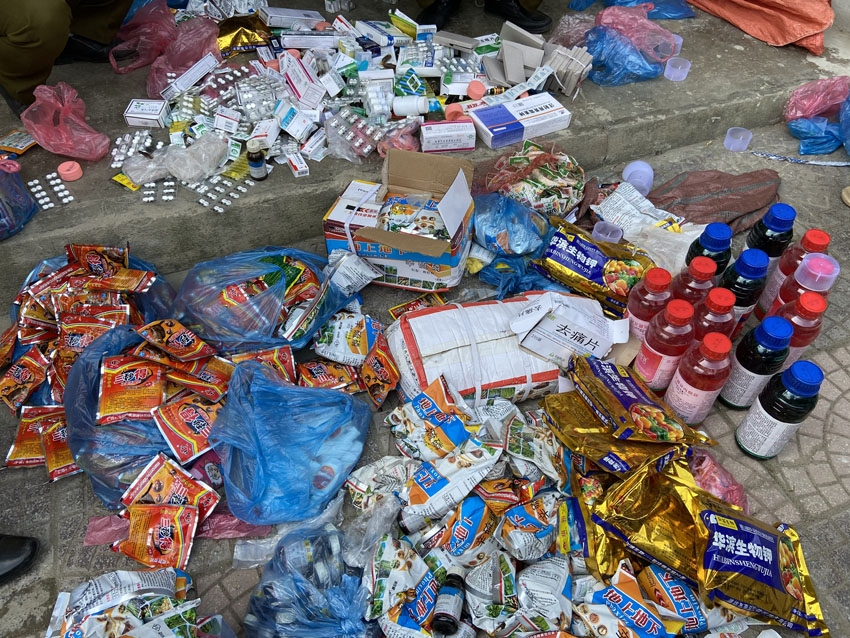 Toàn bộ số hàng hóa vi phạm đã bị tạm giữ để xác minh làm rõ Toàn bộ số hàng hóa vi phạm đã bị tạm giữ để xác minh làm rõ