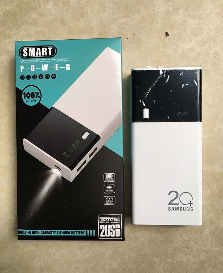 Bắt giữ hơn 2.000 sản phẩm pin dự phòng giả mạo nhãn hiệu Samsung Bắt giữ hơn 2.000 sản phẩm pin dự phòng giả mạo nhãn hiệu Samsung