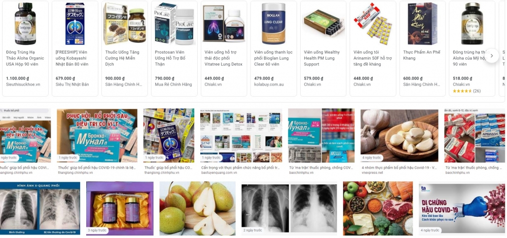 Loạn thông tin điều trị hậu Covid-19 trên các mạng xã hội Loạn thông tin điều trị hậu Covid-19 trên các mạng xã hội