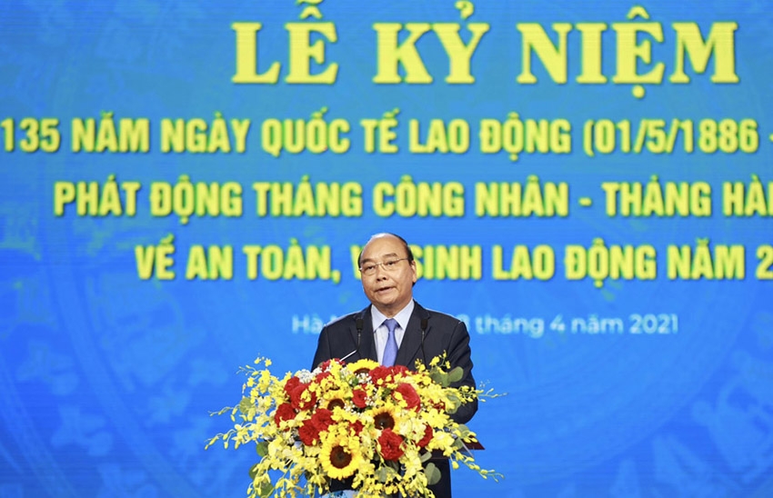 Chủ tịch nước Nguyễn Xuân Phúc phát biểu tại Lễ kỷ niệm