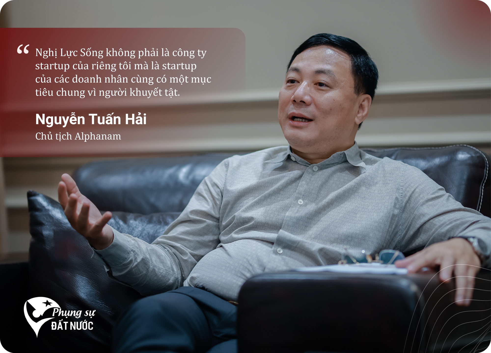 Chủ tịch Alphanam kể chuyện được người khuyết tật truyền cảm hứng, quyết định chuyển giao Alphanam thế hệ F2 Chủ tịch Alphanam kể chuyện được người khuyết tật truyền cảm hứng, quyết định chuyển giao Alphanam thế hệ F2