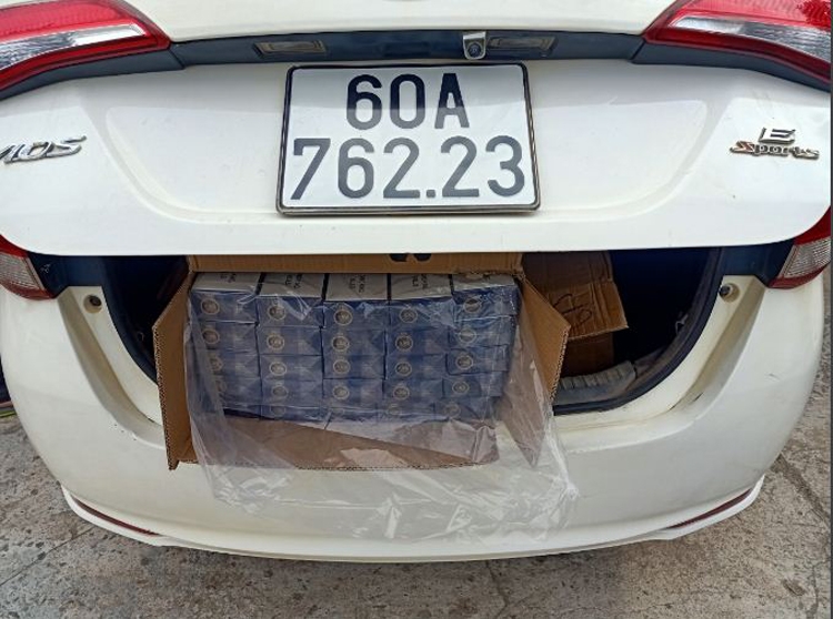 Thuốc lá điếu nhập lậu được Đội QLTT số bắt giữ