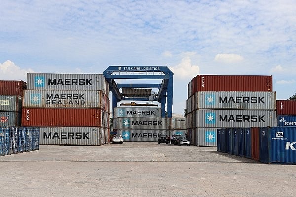 Khương trương dịch vụ khai thác container của hãng tàu Maersk Khương trương dịch vụ khai thác container của hãng tàu Maersk