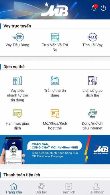 Vay thấu chi không cần tài sản bảo đảm với App Ngân hàng MBBank vay thau chi khong can tai san bao dam voi app ngan hang mbbank