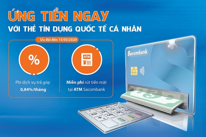 Sacombank ưu đãi phí dịch vụ ứng tiền ngay với thẻ tín dụng sacombank uu da i phi di ch vu u ng tie n ngay vo i the ti n du ng