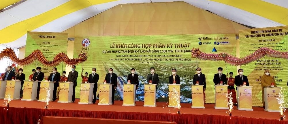 Khởi công hợp phần kỹ thuật dự án điện khí LNG Hải Lăng 1.500 MW Khởi công hợp phần kỹ thuật dự án điện khí LNG Hải Lăng 1.500 MW