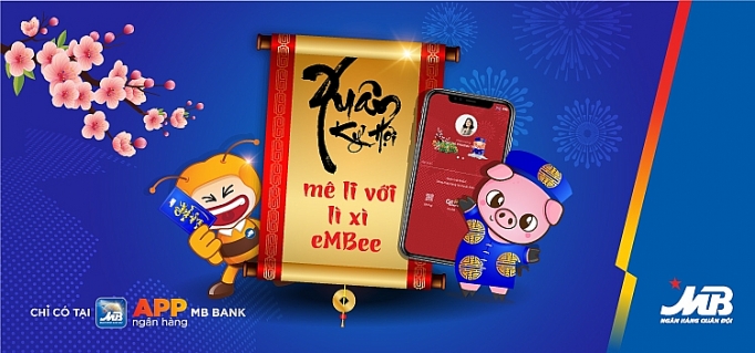 Lì xì online thời 4.0 trên App Ngân hàng MBBank li xi online thoi 40 tren app ngan hang mbbank