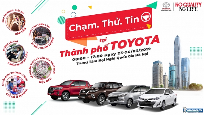 nhieu trai nghiem thu vi cho khach hang tai ngay hoi cua toyota viet nam