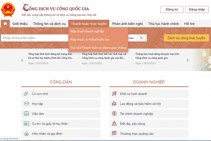 vietinbank cung cap giai phap thanh toan tren cong dich vu cong quoc gia