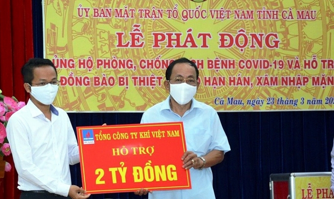 pv gas tham gia ung ho ti nh ca mau phong chong dich covid 19 va ha n ma n