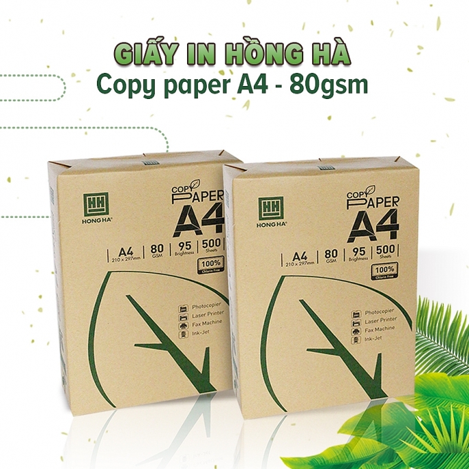 Giấy in Văn phòng phẩm Hồng Hà – Chung tay bảo vệ môi trường giay in van phong pham hong ha chung tay bao ve moi truong