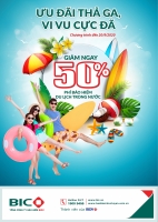 BIC giảm phí 50% cho khách hàng tham gia bảo hiểm du lịch trong nước