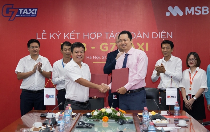 msb phoi hop g7 taxi trien khai giai phap so trong thanh toan