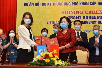 Ký kết Dự án Ứng phó Khẩn cấp giúp Việt Nam phát hiện và ứng phó với COVID-19