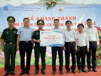 PV GAS tài trợ xây dựng Trạm xá quân dân y tại Nghệ An