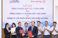 Tổng công ty Đường sắt Việt Nam hợp tác chiến lược với Điện Quang