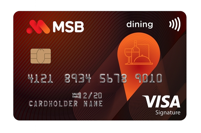 msb uu dai cho chu the visa signature dining