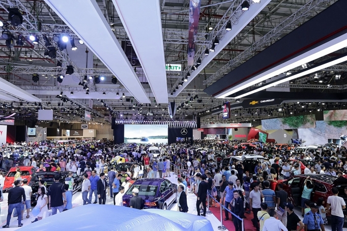 Vietnam Motor Show 2019 bán vé trực tuyến và "trình làng" nhiều mẫu xe mới vietnam motor show 2019 ba n ve tru c tuye n va tri nh la ng nhie u ma u xe mo i