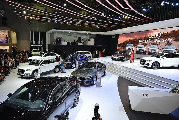 audi nang tam dang cap tai trien lam o to viet nam 2019
