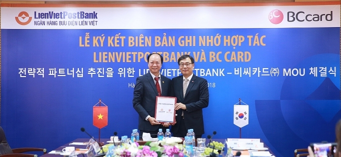 lienvietpostbank hop tac cung bc card trong linh vuc dich vu thanh toan