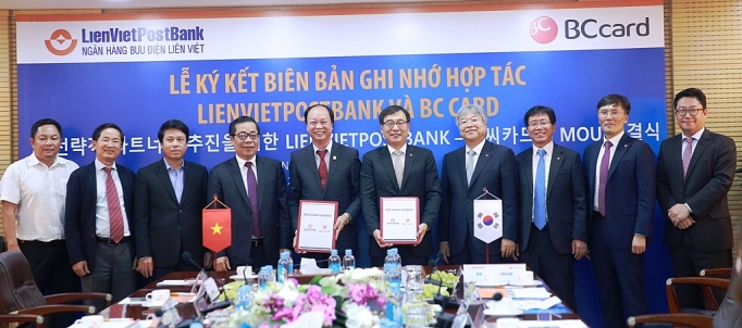 lienvietpostbank hop tac cung bc card trong linh vuc dich vu thanh toan