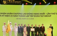 Tập đoàn T&T đón nhận Huân chương Lao động Hạng Nhất và thay đổi nhận diện thương hiệu