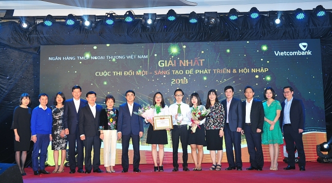 vietcombank to chuc thanh cong cuoc thi doi moi sang tao de phat trien va hoi nhap