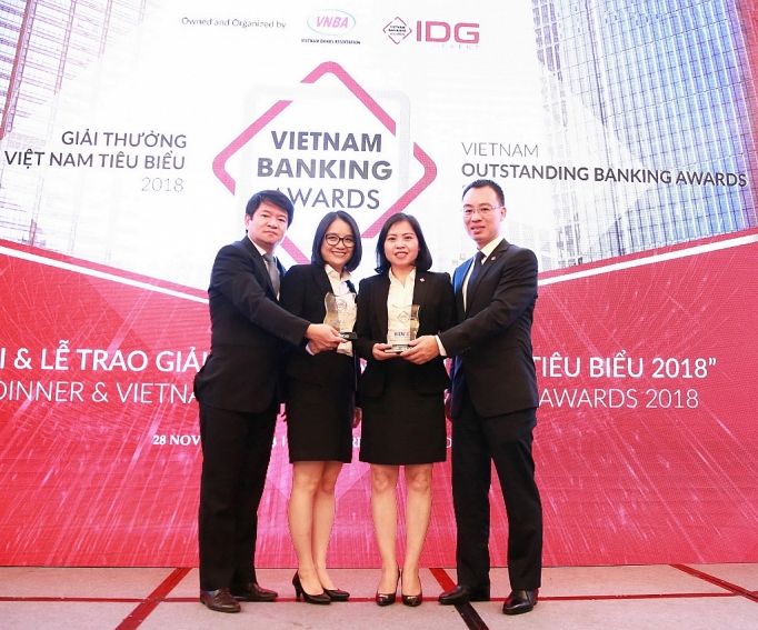 bidv dat giai ngan hang ban le tieu bieu 3 nam lien tiep