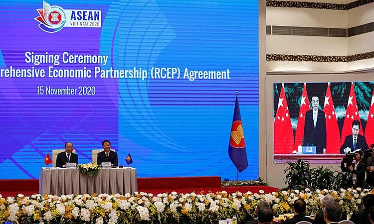 RCEP sẽ định hình lại thương mại châu Á RCEP sẽ định hình lại thương mại châu Á
