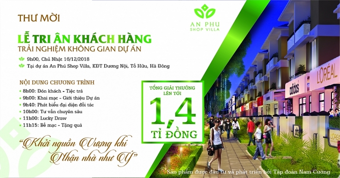 tap doan nam cuong to chuc le tri an khach hang du an an phu shop villa