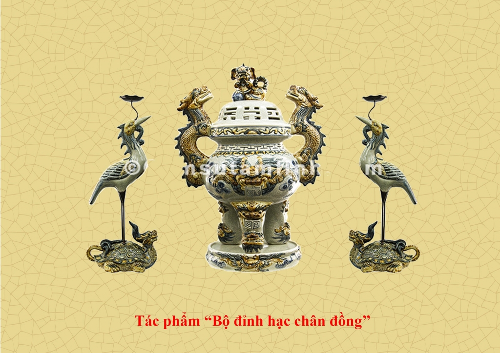 Nghệ nhân Phạm Văn Đạt: Thổi hồn vào các sản phẩm tâm linh Việt nghe nhan pham van dat thoi hon vao cac san pham tam linh viet