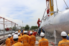 KVT thực hiện cải hoán tại GPP Dinh Cố: Đáp ứng yêu cầu tiếp nhận khí NCS2