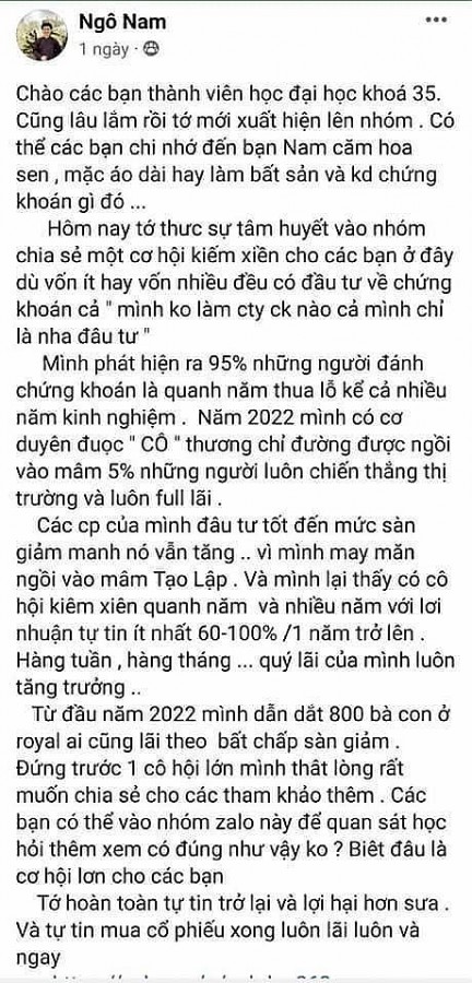 Những thủ thuật “lùa gà” của Ngô Nam Những thủ thuật “lùa gà” của Ngô Nam