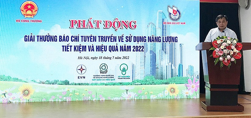 Phát động Giải báo chí tuyên truyền về sử dụng năng lượng tiết kiệm và hiệu quả năm 2022