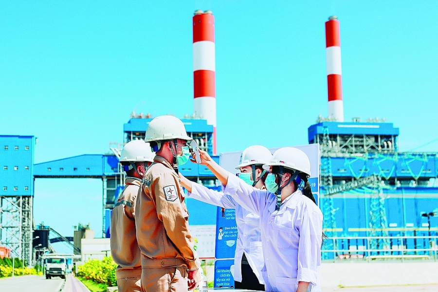 Xuân về trên công trình Nhiệt điện Vĩnh Tân 4