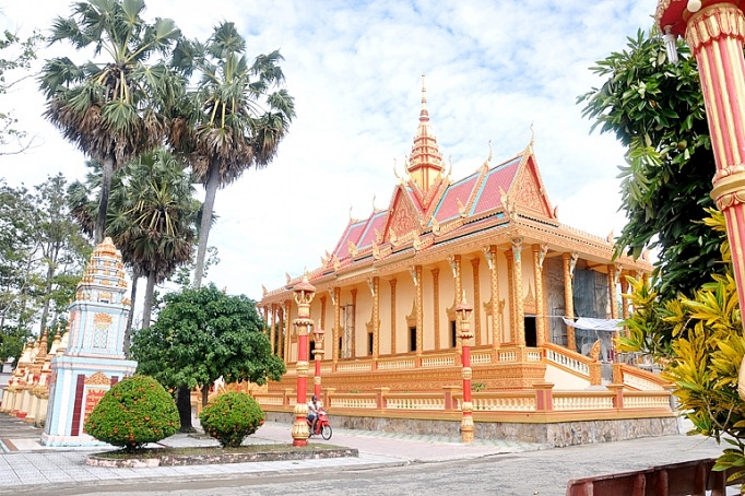 chua xiem can net dep van hoa khmer