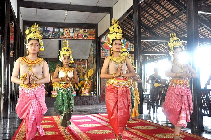 chua xiem can net dep van hoa khmer