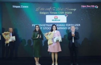Phân bón Cà Mau nhận tuyên dương doanh nghiệp vì cộng đồng