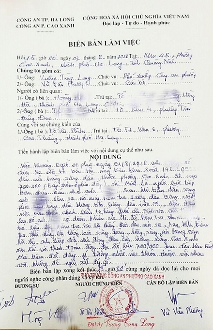 Khách hàng chính thức xin lỗi cửa hàng xăng dầu 48 Cao Xanh khach hang chinh thuc xin loi cua hang xang dau 48 cao xanh