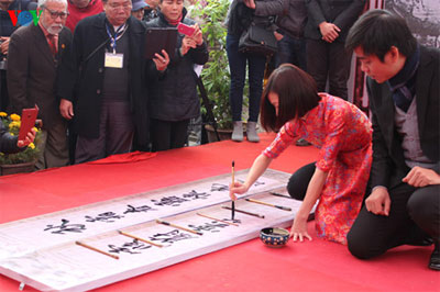 Khai mạc Hội chữ xuân Bính Thân tại Hà Nội