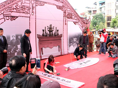 Hội chữ Xuân Bính Thân 2016: Tôn vinh giá trị văn hoá truyền thống