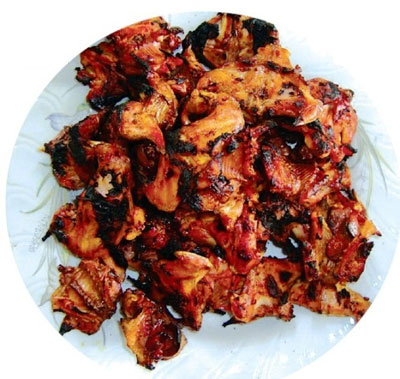 Dân dã món chuột đồng quay lu