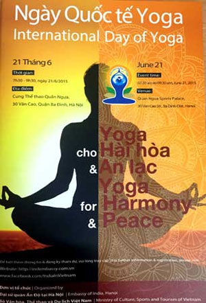 Ngày Quốc tế Yoga lần thứ nhất Ngày Quốc tế Yoga lần thứ nhất