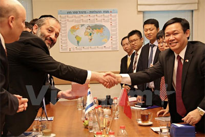 Việt Nam-Israel kỳ vọng nâng kim ngạch thương mại lên 2 tỷ USD Việt Nam-Israel kỳ vọng nâng kim ngạch thương mại lên 2 tỷ USD